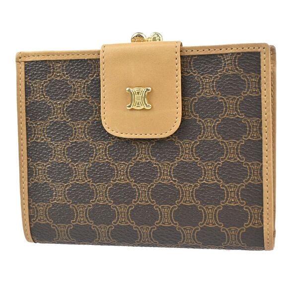Celine Logo Macadam Pattern Bifold #157450C12B - Picture 1 of 14